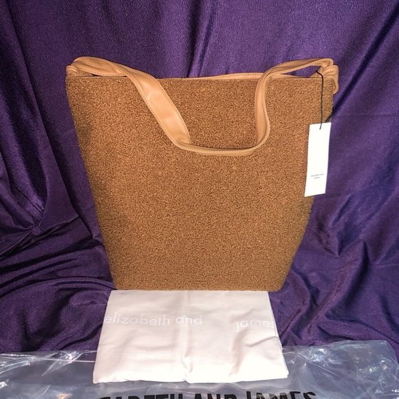 Elizabeth and James Textile Wilt Teddy Tote Large - Picture 6 of 8